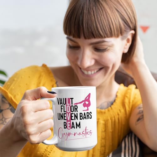 Taza de Cerámica Blanca para Gimnasia 11 Onzas miniatura 5