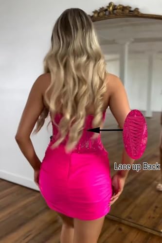 Short Lace Sequin Homecoming Dresses for Teens Tight Bodycon HOCO Dress Mini Cocktail Party Summer2