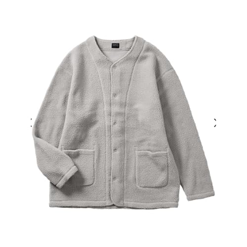 ワークマン ボアフリースカーディガン グレージュ Lサイズ 1個 防寒ウェアのサムネイル