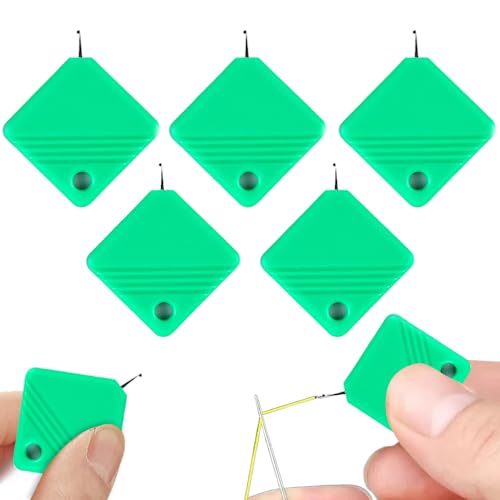 2025 Upgraded Needle Threaders, Sewing Machine Needle Threader, Needle Threaders for Hand Sewing, Embroidery Floss, Yarn, Quickly and Easily Threads Needles Tools, Fits All Needle Size