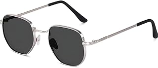 Hasterr Lifestyle Pathan Srk Inspired Hexagonal Sunglasses, UV-Protected For Men and women