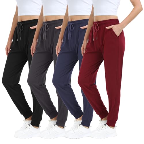 Womens Joggers with Pockets Lightweight Sweatpants