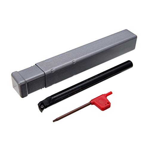 Set de 4 barras de torneado y 10 insertos carburo DCMT0702 miniatura 5