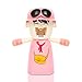 UUOUU Automatic Toothpaste Dispenser Creative Toothbrush Holder for Kids Pink