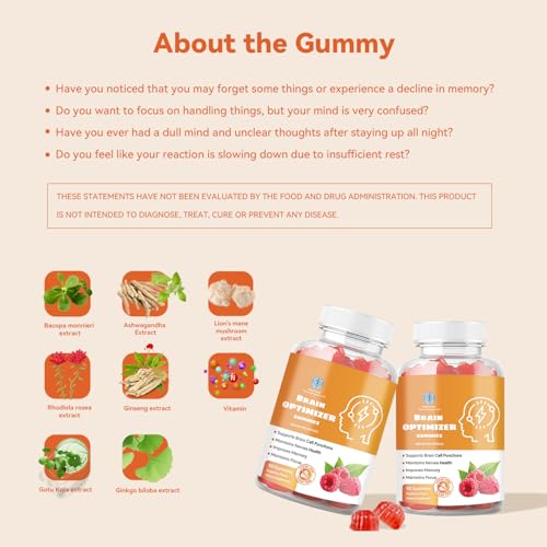 Brain Optimizer Cognitive Support Gummies