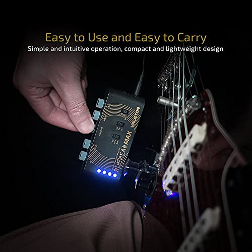 image for Valeton Rushead Max USB Chargable Portable Pocket Guitar Bass Headphon