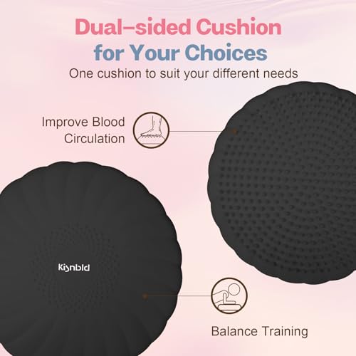 kisnbld Almofada Oscilante, Assento Oscilante Extra Grosso para Crianças Sensoriais, Disco de Equilí