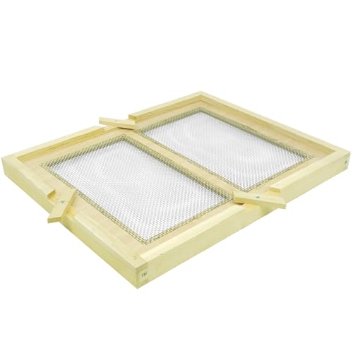 witbee Beehive Double Screen Board for 8 Frame Langstroth Bee Hive, Snelgrove Board t...