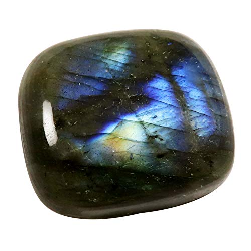 Gemme labradorite coussin cabochon naturel 46,65 carats de haute joaillerie