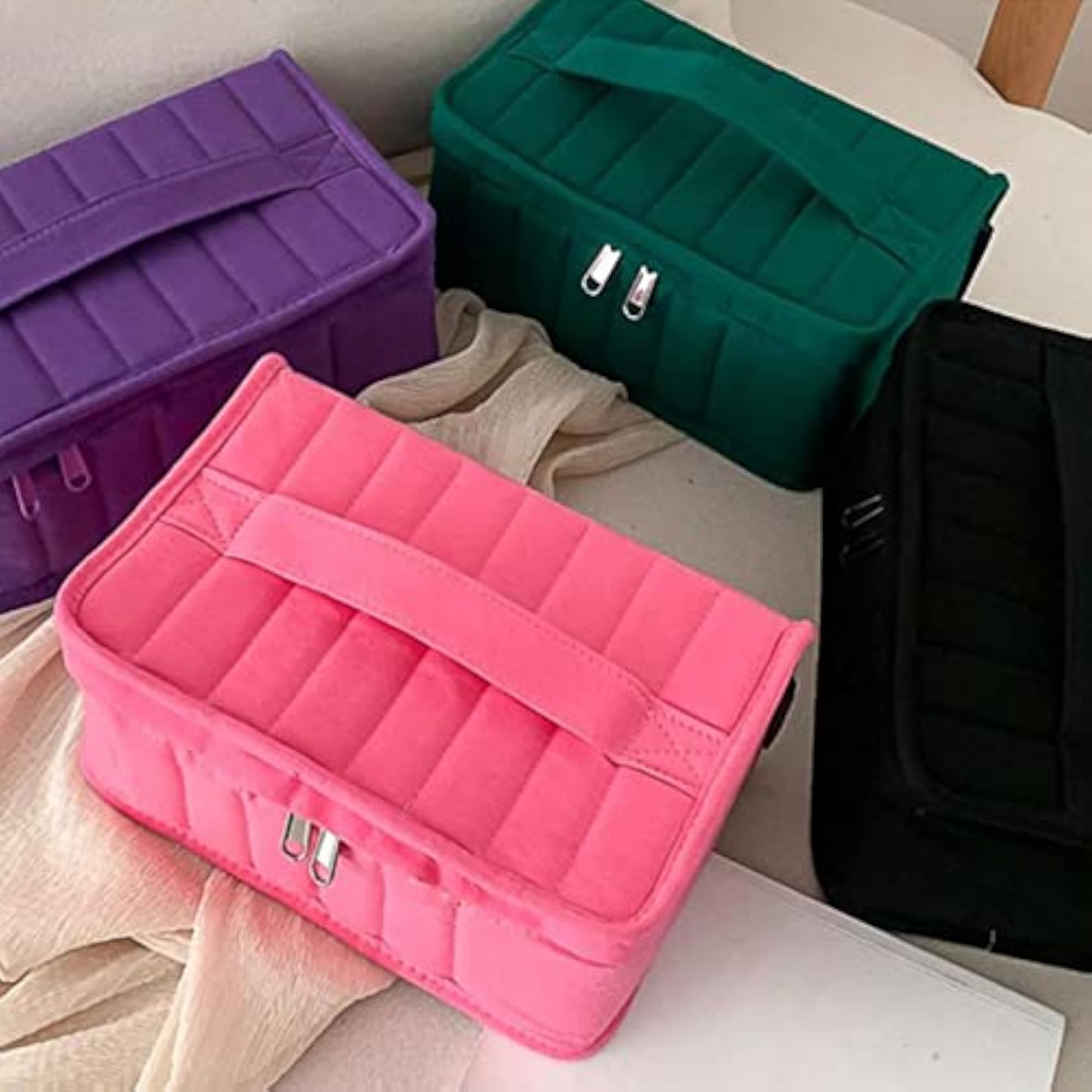 Nail Polish Storage Box Travel Holder, Essential Storage Bag
