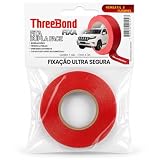 Fita Dupla Face Automotiva ThreeBond 11mm x 3M | Frisos, Emblemas, Borrachões | Resistente Vibração e Impacto | Fixação Permanente