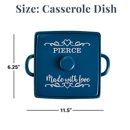 Lets-Make-Memories-Personalized-Made-With-Love-Stoneware-Casserole-Dish-Cookware-For-Her-Red