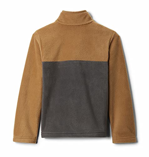 Columbia Youth Boys Steens Mtn 1/4 Snap Fleece Pull-Over, Delta/Shark, Large #TOP4