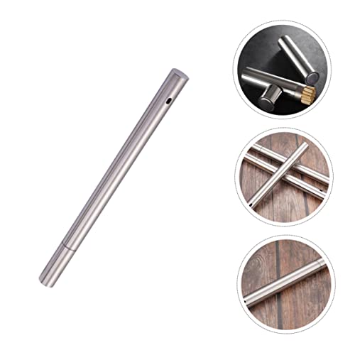 GANAZONO Suporte De Espeto Para Churrasco Tubo De Armazenamento De Espeto De Aço Inoxidável Espetos