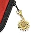 Cheerful Gold Sunflower Bag Charm: Handmade Floral Jewelry for Nature Lovers & Spring Fashion