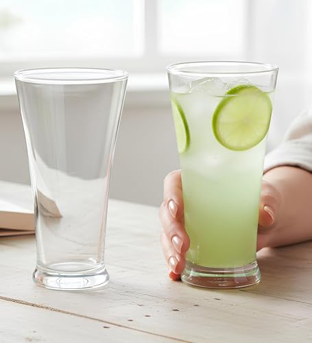 Image of Yera Prima Pink Mocktail /Cocktail Glasses- 350 ml Each -Set of 12 pcs