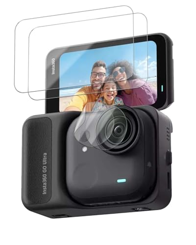 Protecteur d'écran Insta360 Go Ultra anti-rayure verre trempé objectif