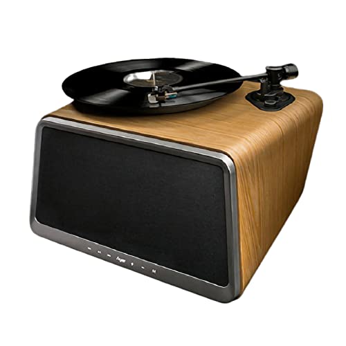 Tourne-Disque Vinyle Haut-Parleur Bluetooth Intelligent Rétro LP Record Wood Player Platines AUX 3.5 - Les Beatles, Paul McCartney, John Lennon, RIngo Starr, George Harrison Tourne-Disque Vinyle Haut-Parleur Bluetooth Intelligent Rétro LP Record Wood Player Platines AUX 3.5