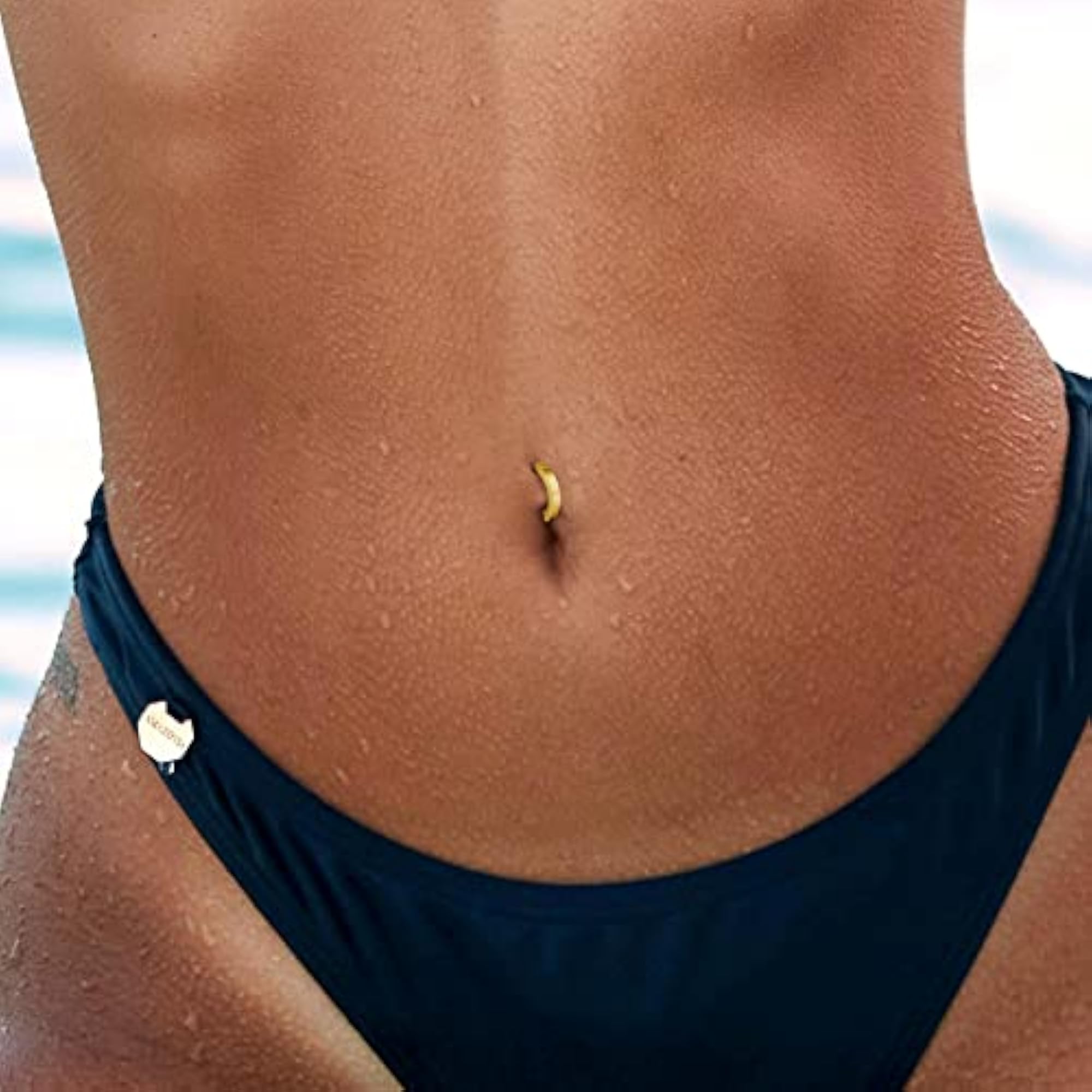 Stainless Steel Belly Button Bars, 14G