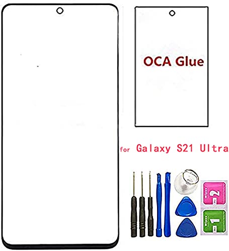 Image of Galaxy S21 Ultra Screen Glass,Front Outer Lens Glass Screen Replacement for Samsung Galaxy S21 Ultra 5G