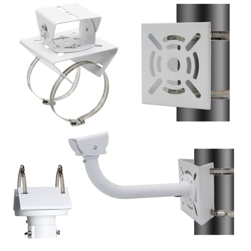 2pcs-Universal-Vertical-Pole-Mount-Adapter-with-8-Loops-Wall-Mounting-Loop-Bracket-for-CCTV-Security-Camera-PTZ-Dome