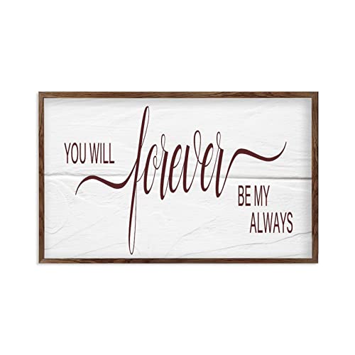 Décoration murale pour la ferme et message romantique en bois vintage