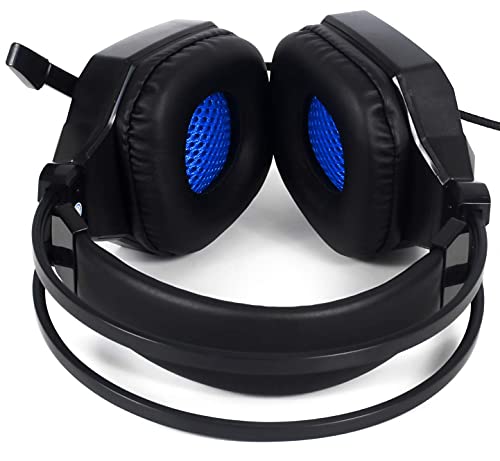 Headset Fone gamer Estereo para computador celular ps4 xbox com adaptador p2 Headphone com microfone