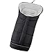 TecTake Winterfußsack für Kinderwagen Buggy Autositz (schwarz)