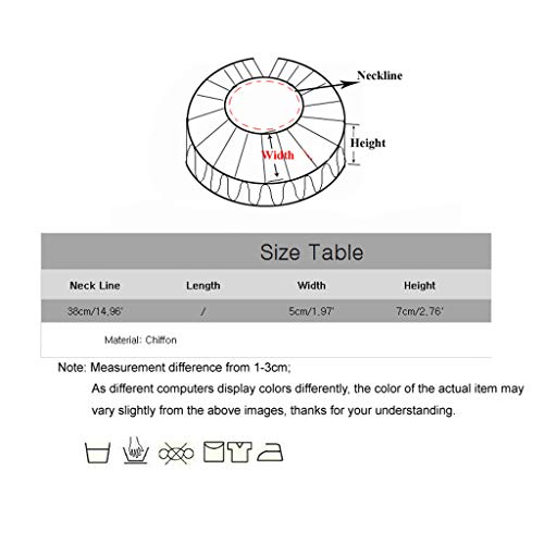 ATATMOUNT Womens Renaissance Elizabethan Ruffled Fake Collar Chiffon White Clown Neck Ruff Vintage Victorian Halloween Cosplay Costume Accessories steampunk buy now online ATATMOUNT Womens Renaissance Elizabethan Ruffled Fake Collar Chiffon White Clown Neck Ruff Vintage Victorian Halloween Cosplay Costume Accessories steampunk buy now online