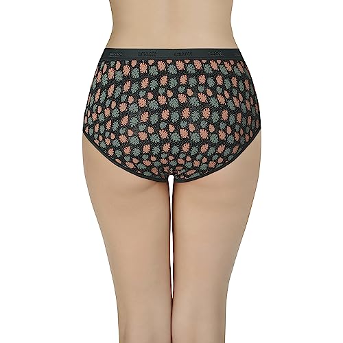 Image of Amante Printed Cotton Full Brief Panty Pack(Pack of 3)
