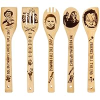 Películas de terror Figuras Cuchara de madera, terror utensilios