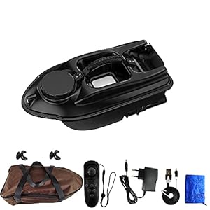 Afstandsbediening voerboot, fishfinder kan 1,5 kg aas laden, 500 m afstandsbediening voerboot, 5000 mAh batterij met grote capaciteit, met nachtlampje, geschikt voor meer, rivier, zee,5000mAh