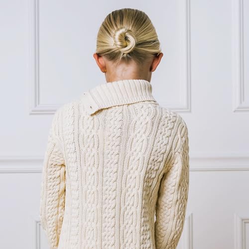 Image of Cable Knit Turtleneck Sweater Dress by Hope & Henry Girl