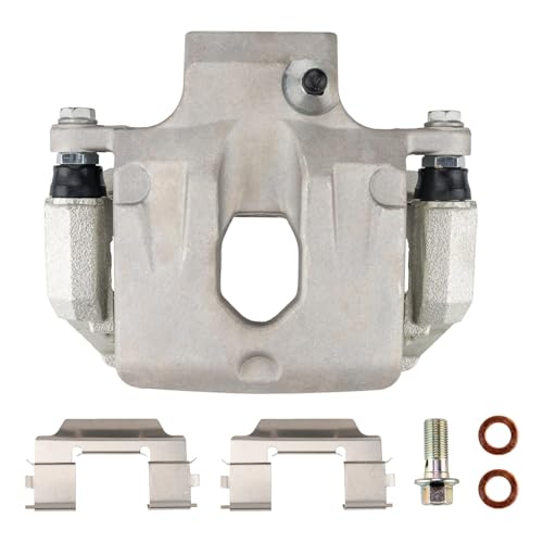 Image of KAX Disc Brake Caliper Assembly for Bracket Compatible with Buick, Chevy, GMC, Isuzu, Olds and Saab Models - Rainier, SSR, Trailblazer, Envoy, Ascender, Bravada, 9-7x - Rear Left Driver Side