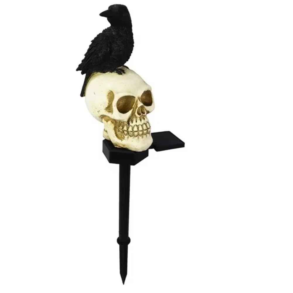 CTRLZS Halloween Outdoor Light Skeleton Ghost Horror Grimace Holiday Lighting Garden Decoration A