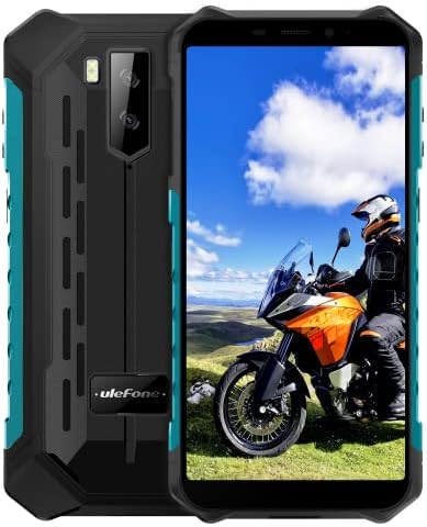 Rugged Phone, Ulefone Armor X9 Pro Rugged Smartphone, 4GB+64GB up to 128GB, 5.5 inch HD+, 5000mAh, Android 11 Octa-core, 13MP Main Rear Camera, IP68/IP69K, Dual 4G, NFC, OTG, GPS, Green