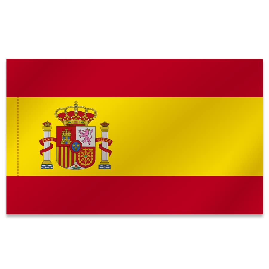 Bandera de España Constitucional - Bandera de Tela Grande tamaño: 151 x 87 cm
