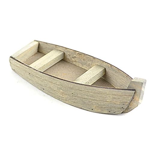 Touch of Nature 85109 Wood Fishing Boat 4"