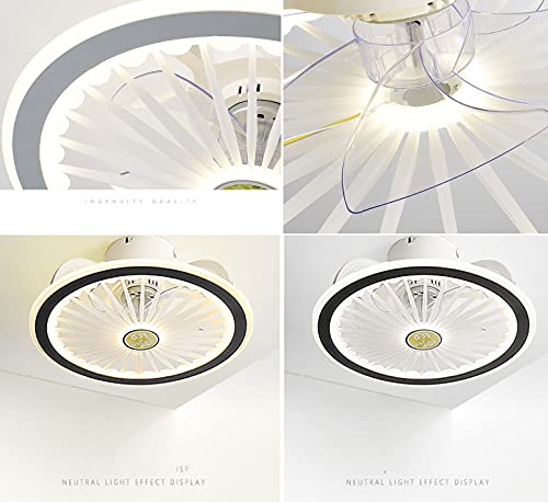 Télécommande LED ventilateur de plafond lampe moderne connectée application 50cm - 3