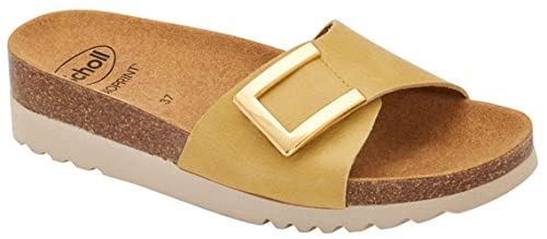 Mule Monterey Scholl Jaune 37 Femme | L'élégance ergonomique d'une icône du confort