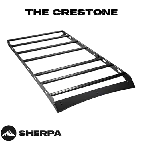 Sherpa The Crestone Height Aluminum Roof Rack for 2010-24 Toyota 4Runner 5th Gen - Drill Free; Tent; Kayak; Bike; Ski Su