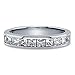 BERRICLE Sterling Silver Rings Stackable Half Eternity Band Ring for Women, Channel Set Princess Cut Cubic Zirconia CZ