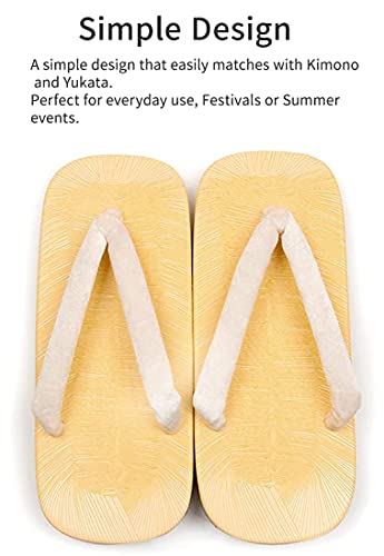 KYOETSU Men's Japanese Setta Zori Sandals with Sponge Cushion Sole, 6-102