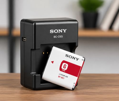 Image of Compatible with Sony NP-BG1 Type G Lithium-Ion Rechargeable Battery 960mAh 3.6V for Sony W Series Digital Cameras, Long-Lasting Replacement Camera Battery (Pack of 1)