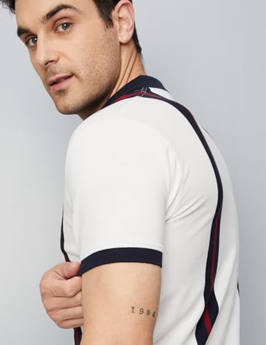 Image of Max Men Cotton Striped Slim Fit Polo