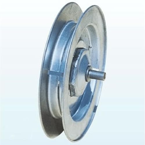 Puleggia Zincata per Cassonetto Tapparelle – Compatibile con Rullo Ottagonale da 60mm e Perno Diametro 20mm(Puleggia zincata)