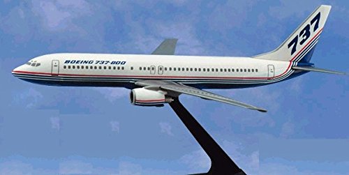 Boeing Demo (81-04) 737-800 1:200 Scale - Plastic Snap-Fit Model Airplane - Collectible Replica of Boeing Demo Airlines Aircraft - Part# ABO-73780H-001