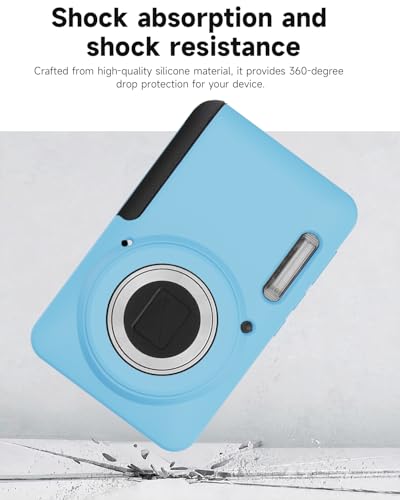 Funda de silicona para cámara Kodak PIXPRO FZ55 color azul miniatura 6