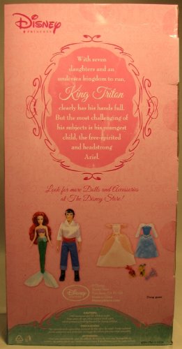 ariel and king triton doll