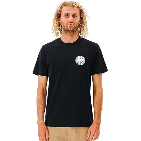 Rip Curl Men's Wettie Icon T-Shirt, Black 243 Cover